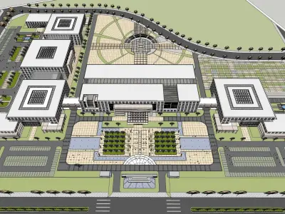 Sketchup Building W1 3D model