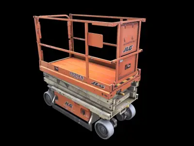 Scissor Lift Low-poly 3D model buy