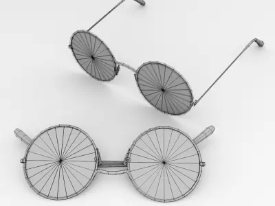 Classic Eyeglasses 3D model