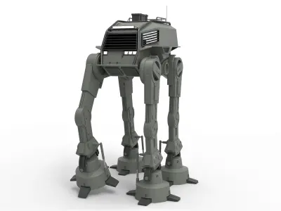 Concept walker for zombie apocalypses 2 3D model
