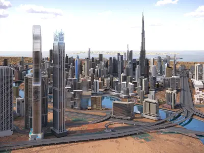 Dubai 3D model