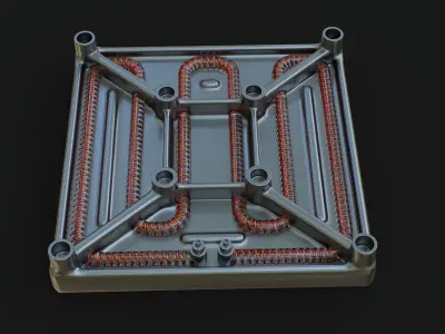 Heater Plate Industrial Machine part 3D model