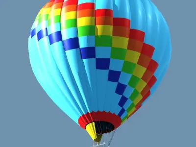 Hot Air Balloon 3D model by 3d-graphic-abdo - Textured