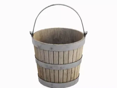 Wooden Bucket Pack A