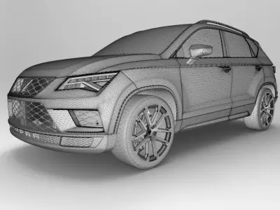Seat Cupra Ateca 2019 3D model