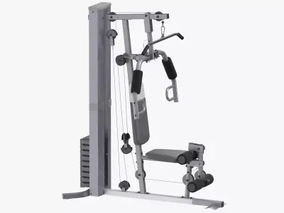 Gym System Machine 3D model