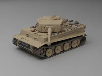 Panzerkampfwagen VI Tiger 131 3D model