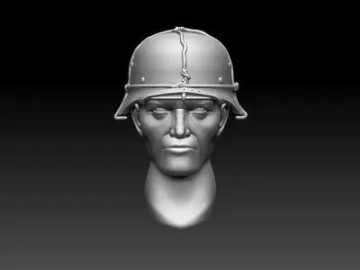 helmet luftwaffe 3D print model