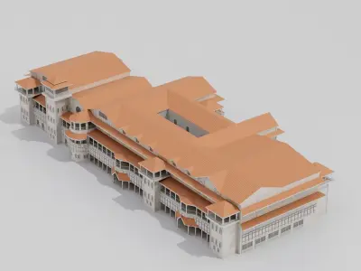 Old Yacht Club 3D model