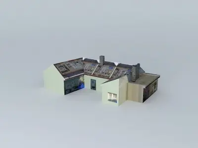 Polar shopping center Free 3D model