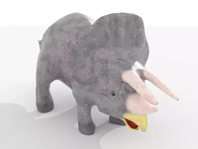 Triceratops BLEND OBJ FBX DAE GLB 3D model