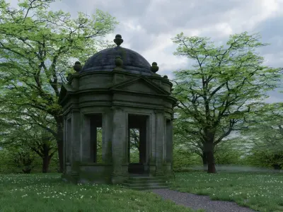 Classical Rotunda 3D model purchase
