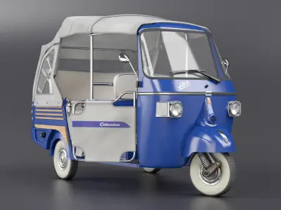APE Piaggio Calessino 3D model