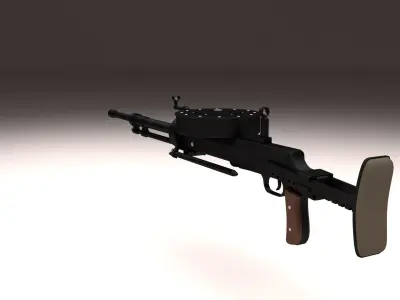 WW2 Machine Gun Pack 3D model