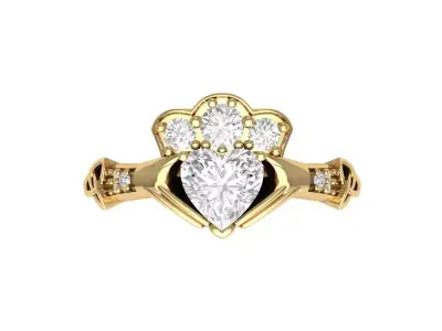 Wedding Ring 3D print model