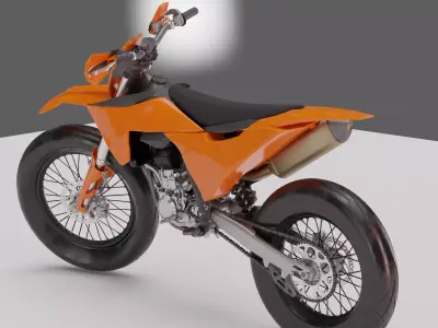 KTM EXC 450 3D model 3D model