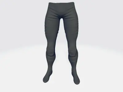 Military Pants Low-poly 3D model purchase