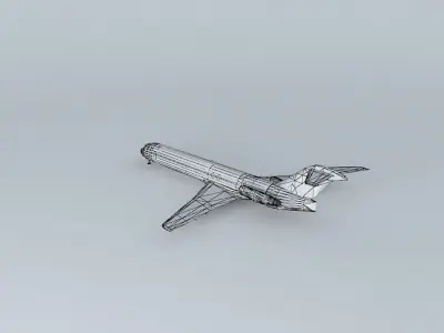 Private MD 80 Free 3D model