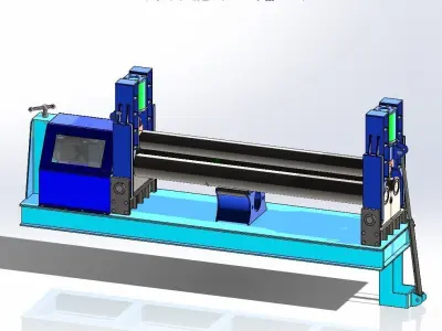 Bending Roller Machine 3D model