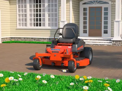  Simplicity Courier Lawn Mower Ride On Orange 