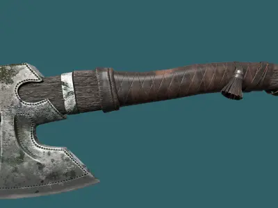 Souvenire Axe Free low-poly 3D model