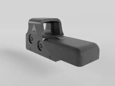 Holographic Weapon Sights Free low-poly 3D model