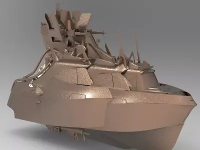 Cruise ship Advanced 7 3D model