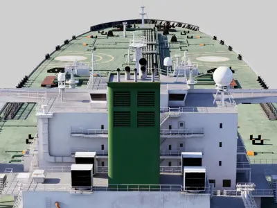 Oil Tanker PBR 3D model