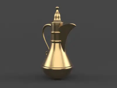 Arabic Teapot 3D model