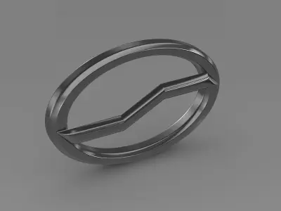 Zhauto Logo 3D model