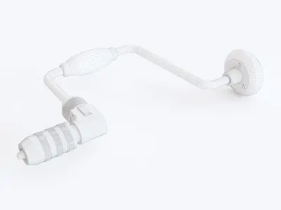 Hand drill 02 3D model