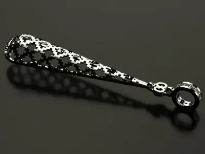 2 part woman pendants N00008 3D print model