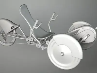 TRIKE tricycle 3D model