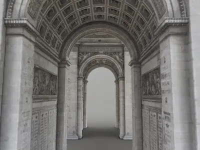  Arc de Triomphe Paris - photogrammetry 