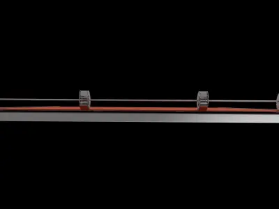 Roll up door 2 Low-poly 3D model