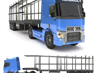 Renault truck 3D model from CGTrader