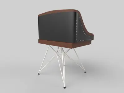 bar chair 3D model get