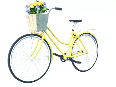 vintage design bicycle 3D model