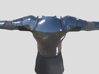 Medieval Armour Low-poly 3D model