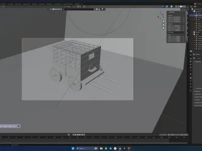 wagon Free 3D model