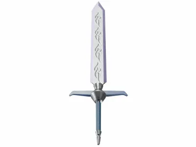 Sword 9 Low-poly 3D model