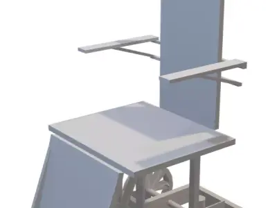 Standing Wheel Chair 3D model