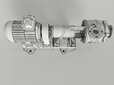 Centrifugal console pump Free 3D model