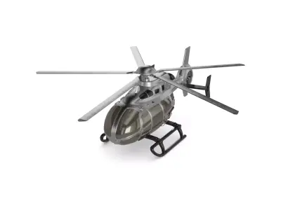 Medium Helicopter 3D model order