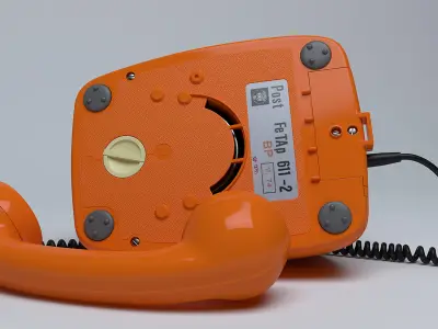 Retro Telephone FeTAp 611 3D model