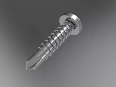 Screw 3D model buy