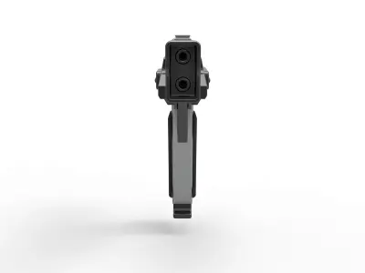 Blaster pistol from the movie Lost in space 1998 3D model