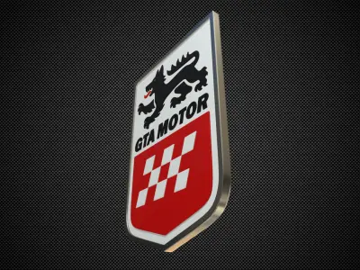 gta motor logo 3D model