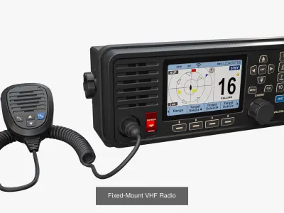 VHF Radios Collection 3D Model Pack