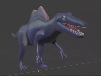 Spinosaurus dinosaurio Free 3D model